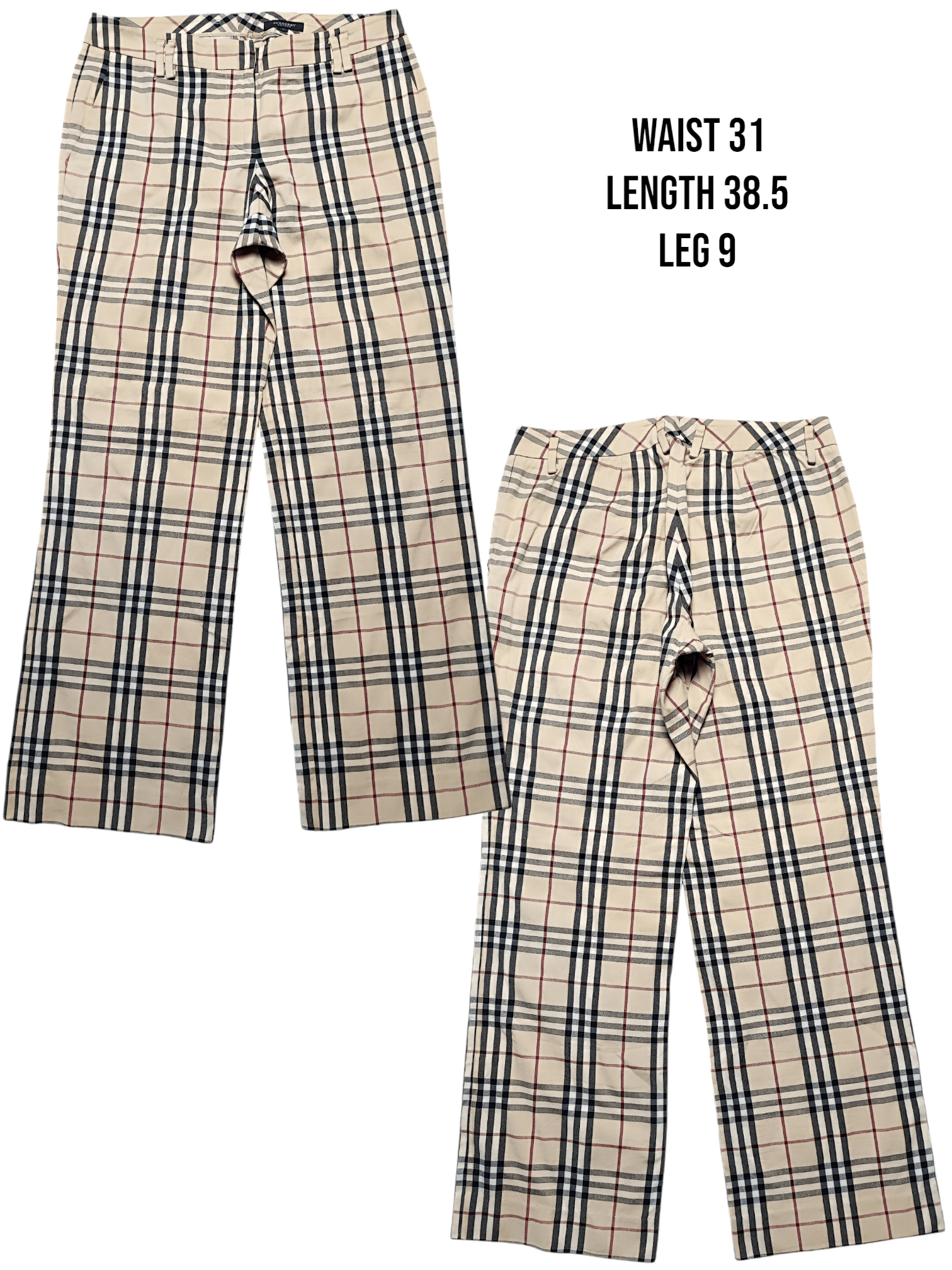 Burberry × Burberry Prorsum Burberry Nova Check Pants Size US 31 - 1 Thumbnail