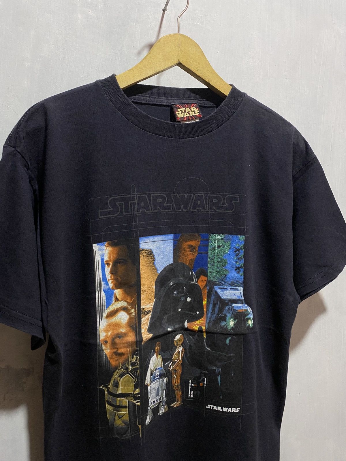 Star Wars Vintage star wars various cast members tshirt Size US M / EU 48-50 / 2 - 3 Thumbnail