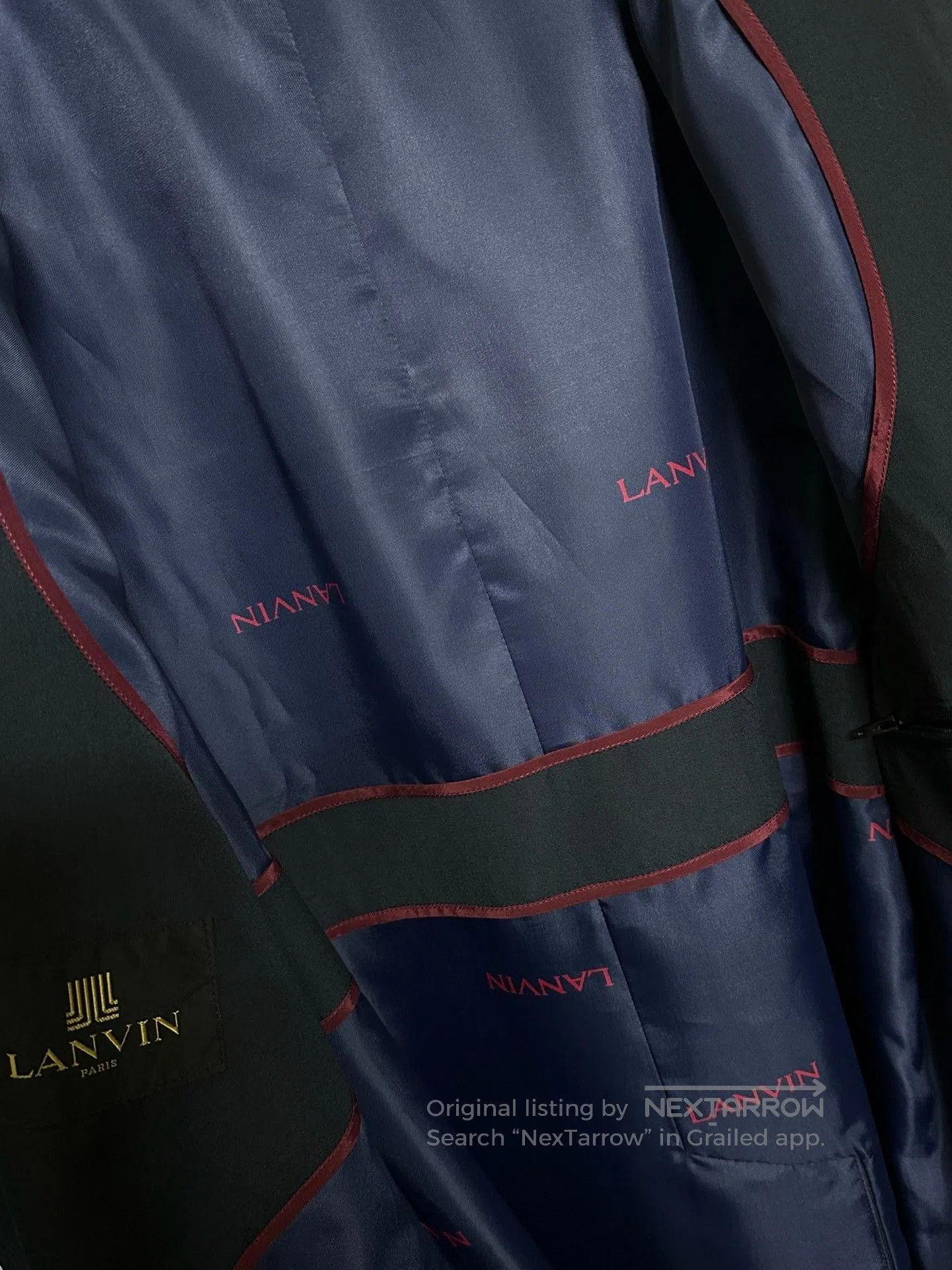 Lanvin Lanvin 1990's Wool Trench Coat. Size US S / EU 44-46 / 1 - 6 Thumbnail