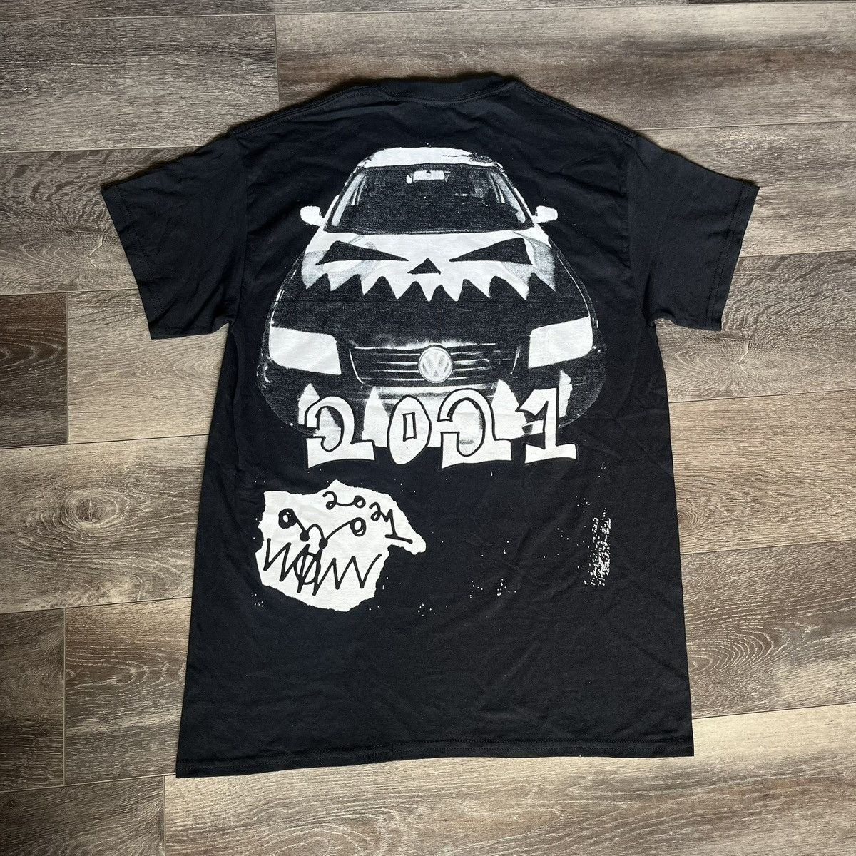 Asspizza Asspizza 2021 Mask Racer Graphic Logo T Shirt Pumpkin Face Size US M / EU 48-50 / 2 - 2 Thumbnail