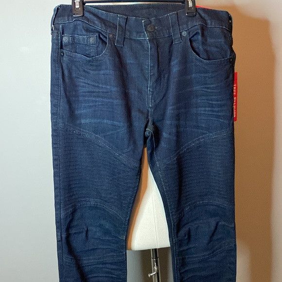 True Religion NWT True Religion 'Rocco' Relaxed Skinny Jeans (34W x 34L) Size US 34 / EU 50 - 4 Thumbnail