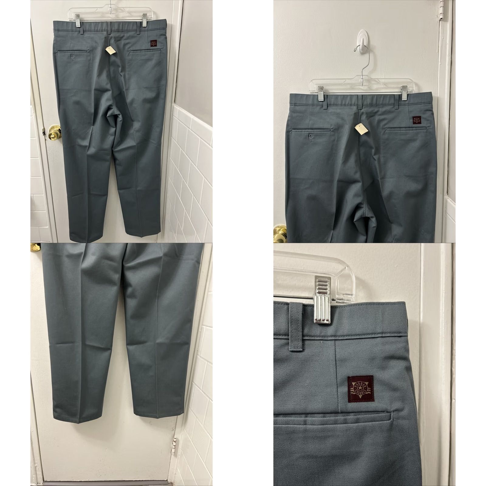 Haggar Haggar Pants Mens 38x30 Navy Blue Wrinkle Free Chino Khaki Pleated 5 Pockets Size US 38 / EU 54 - 8 Thumbnail