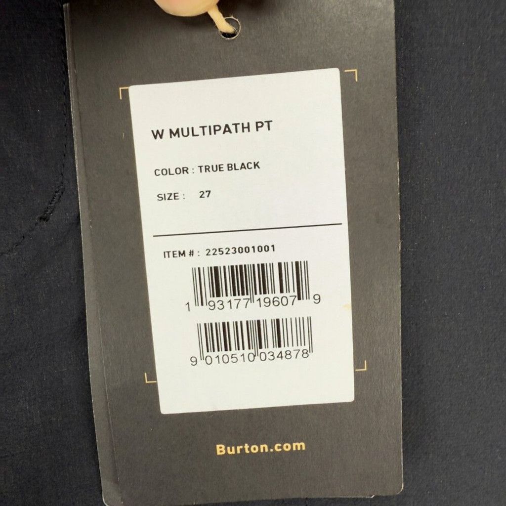 Burton NWT * BURTON Multipath pants Water Resistant black Size 27 Size 27" / US 4 / IT 40 - 13 Thumbnail