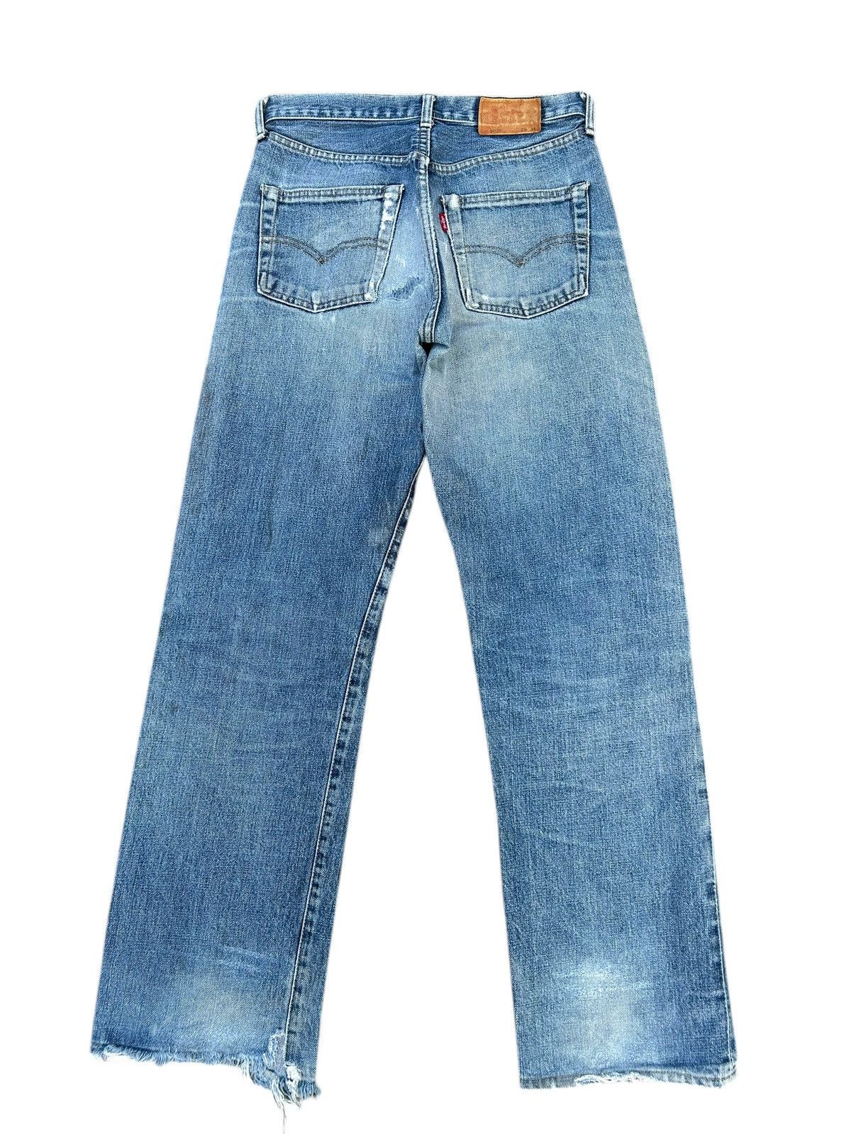 Kapital Thrashed Vintage Levis Big E Selvedge Denim Jeans Size US 29 - 2 Thumbnail