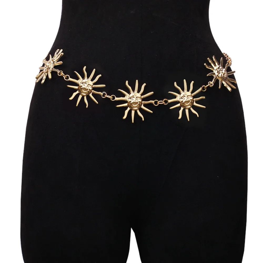 Jewelry Punk Hip Hop Style Sun Waist Chain Pants Belts Size ONE SIZE - 1 Thumbnail