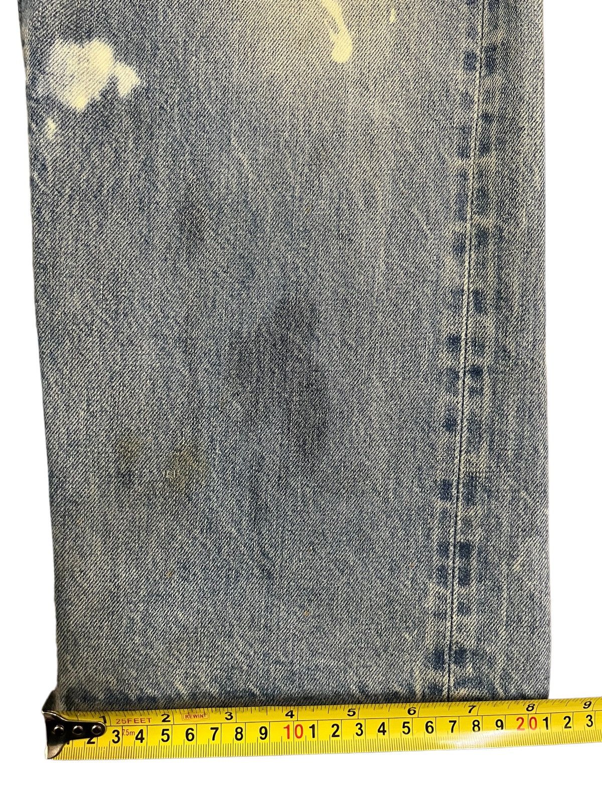 Levi's Vintage 70s Levis 501 Selvedge Button Stamp #2 Destroy Jeans Size US 34 / EU 50 - 19 Thumbnail
