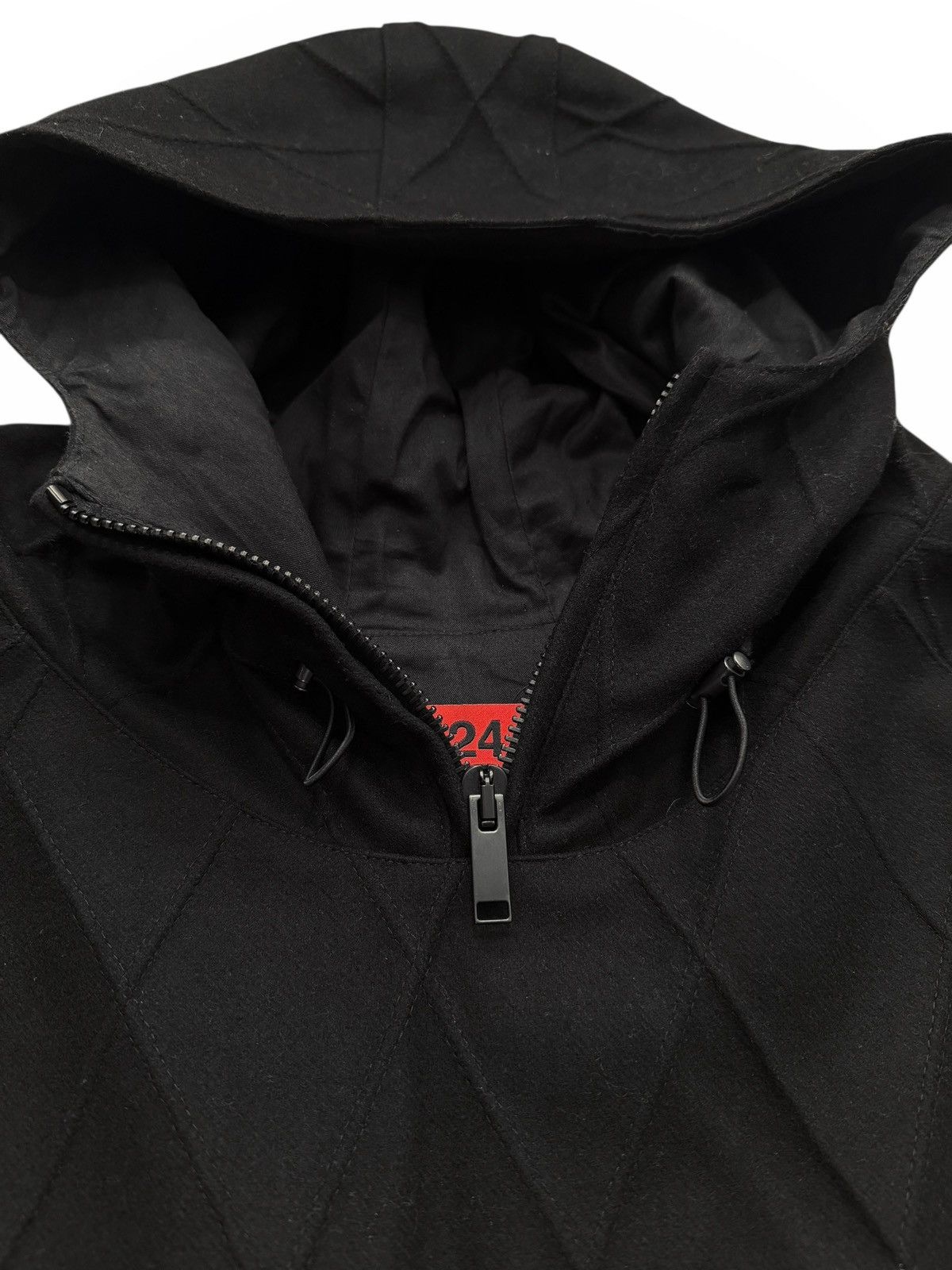 424 Crossed Wool Cropped Anorak Jacket Size US M / EU 48-50 / 2 - 4 Thumbnail