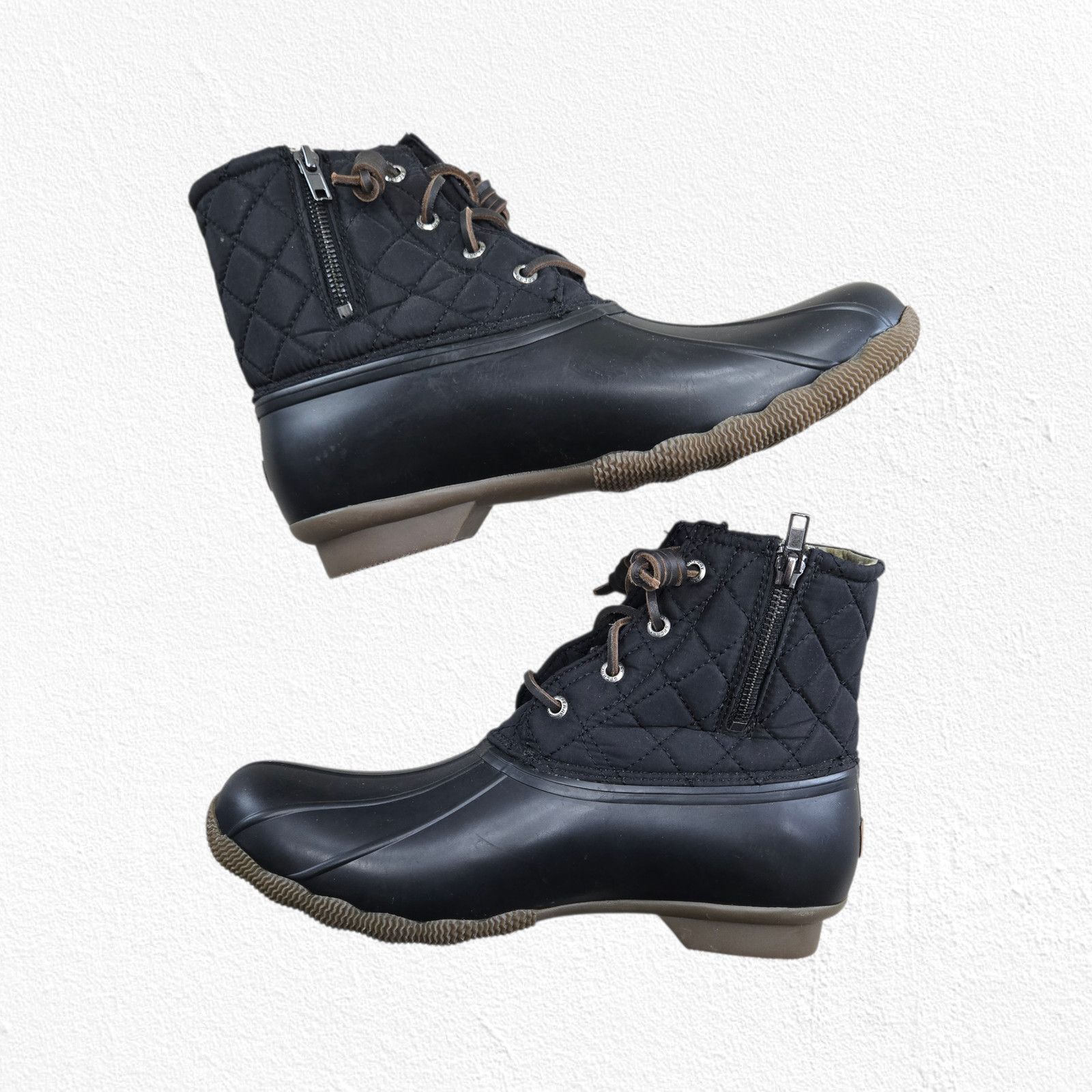 Sperry Sperry Quilted Duck Boots Black Size 9.5 Size US 9.5 / IT 39.5 - 7 Thumbnail