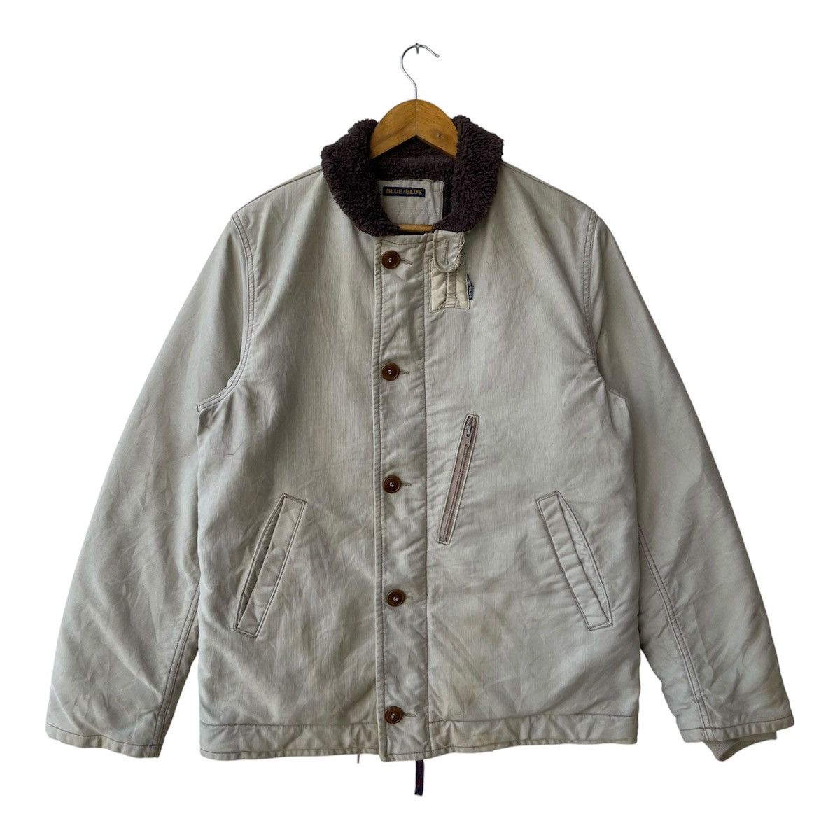 Buzz Rickson's Vintage BLUE BLUE Japan N-1 Deck Jacket Size US M / EU 48-50 / 2 - 1 Thumbnail