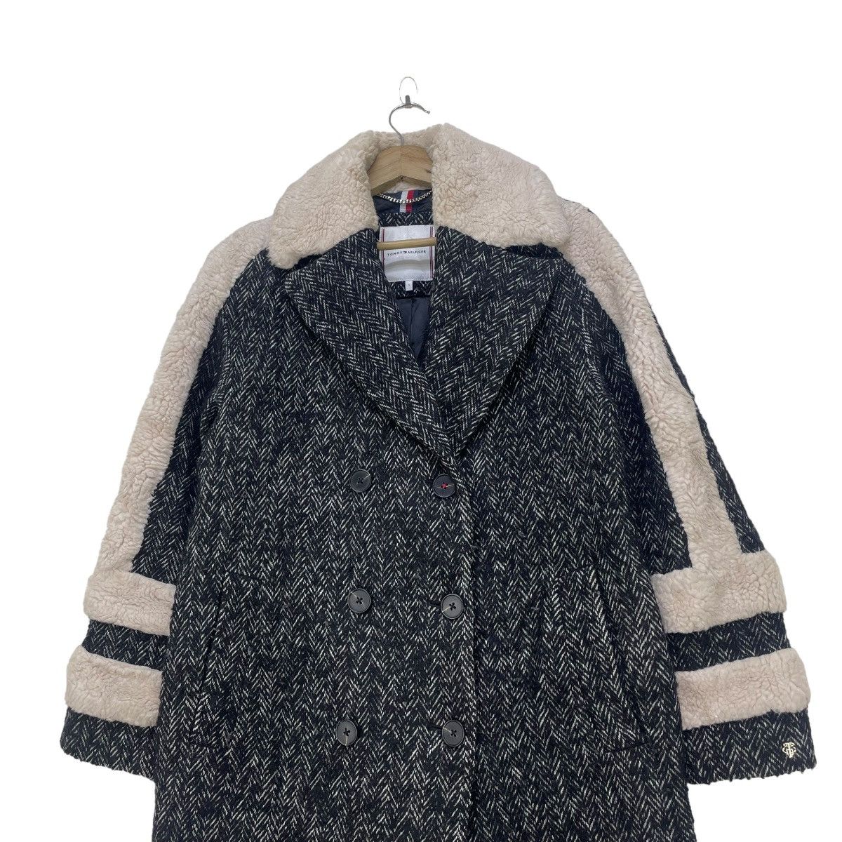 Tommy Hilfiger 💥Tommy Hilfiger Heringgbone Jacket Size M / US 6-8 / IT 42-44 - 3 Thumbnail