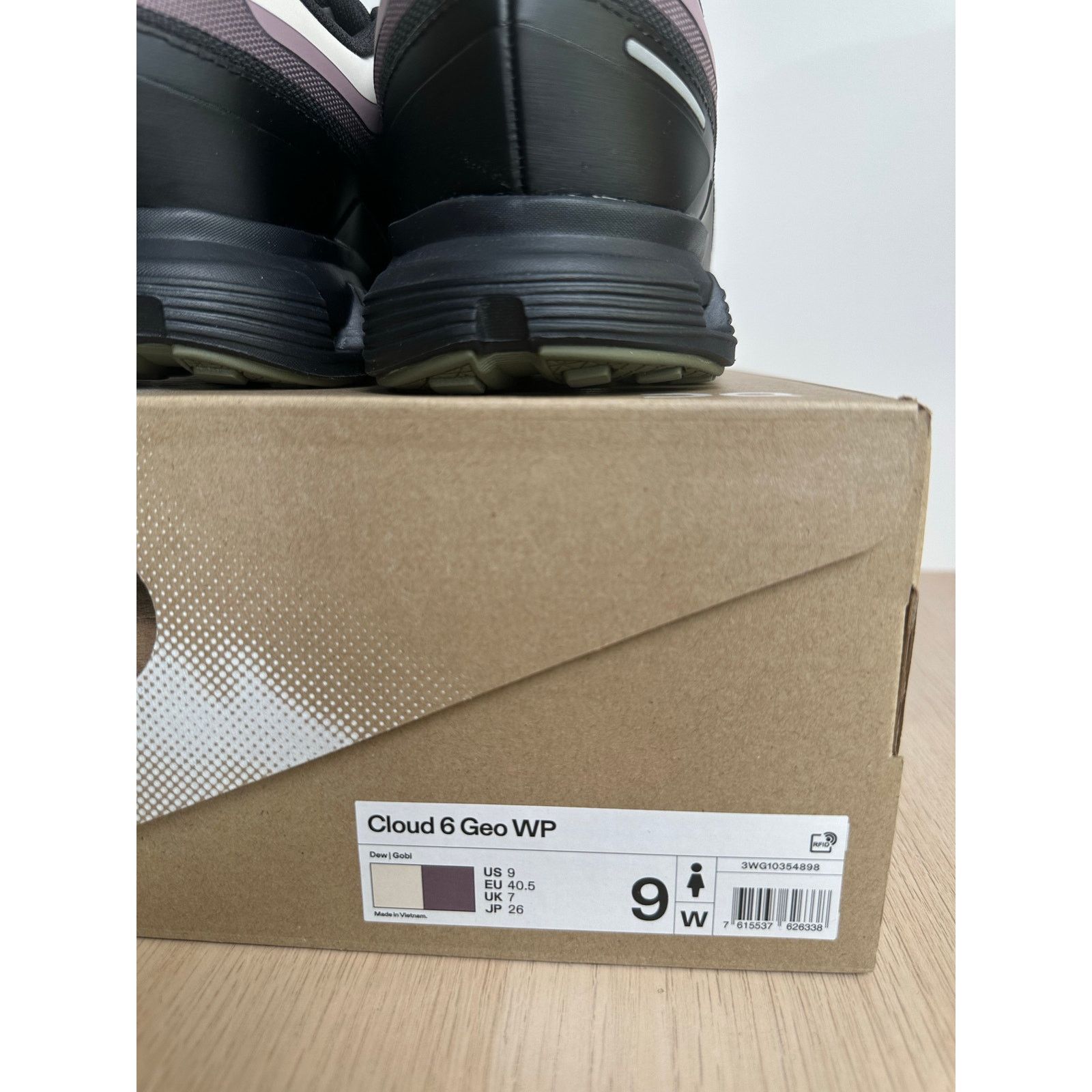 On On Cloud 6 Geo Waterproof Sneaker - Size 9W - New Size US 9 / IT 39 - 3 Thumbnail