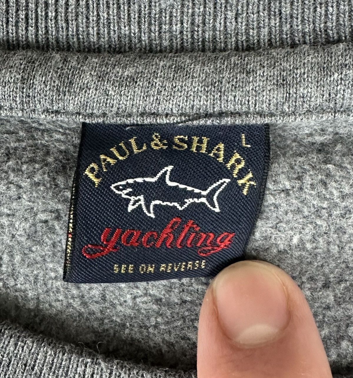 Paul & Shark Paul & Shark Mens Luxury Sweatshirt Small Logo Size US L / EU 52-54 / 3 - 7 Thumbnail