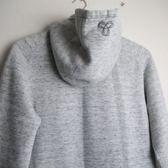 Aritzia Aritzia TNA Light Heathered Grey Full Zip-up Hoodie Sweater Size L / US 10 / IT 46 - 5 Thumbnail