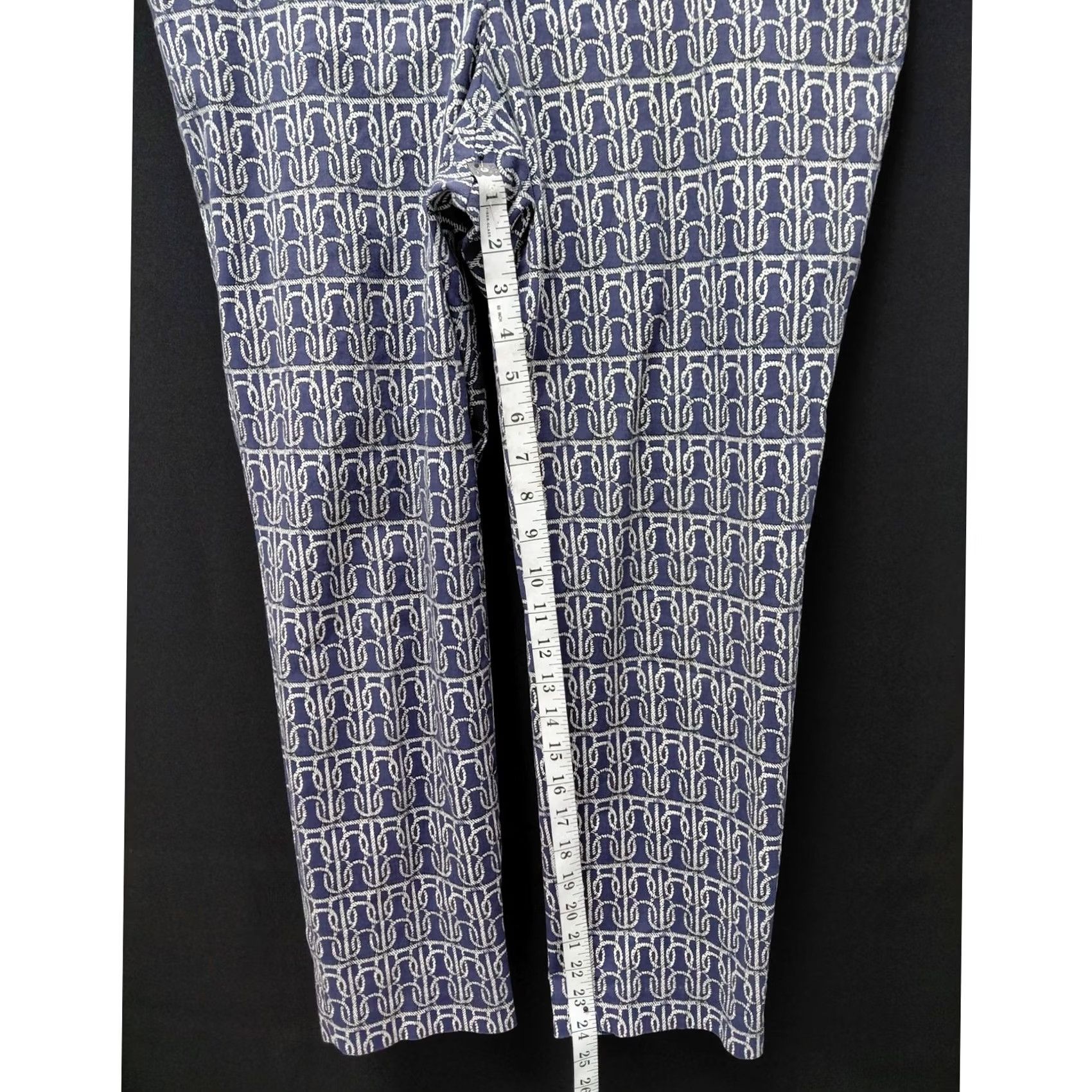J.Crew J.CREW Cafe Capri Blue Women Size 10 Pants - Clothing Size 32" / US 10 / IT 46 - 5 Thumbnail