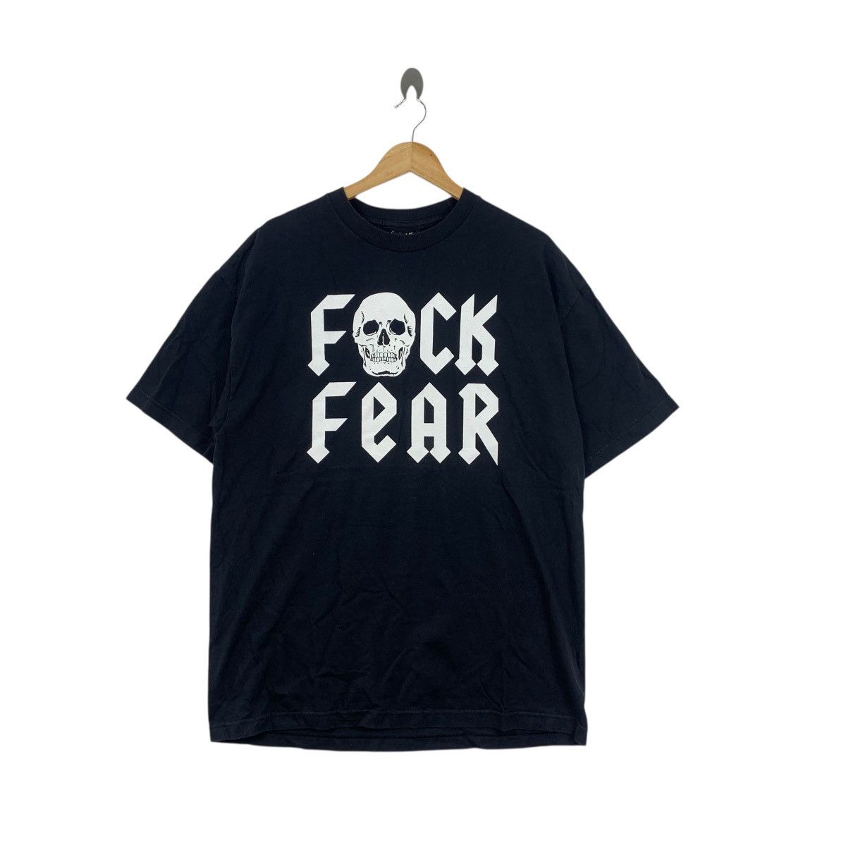 Vintage Vintage 1993 WWE STONE COLD F*ck Fear Wrestling Tee Shirt Size US XL / EU 56 / 4 - 1 Thumbnail
