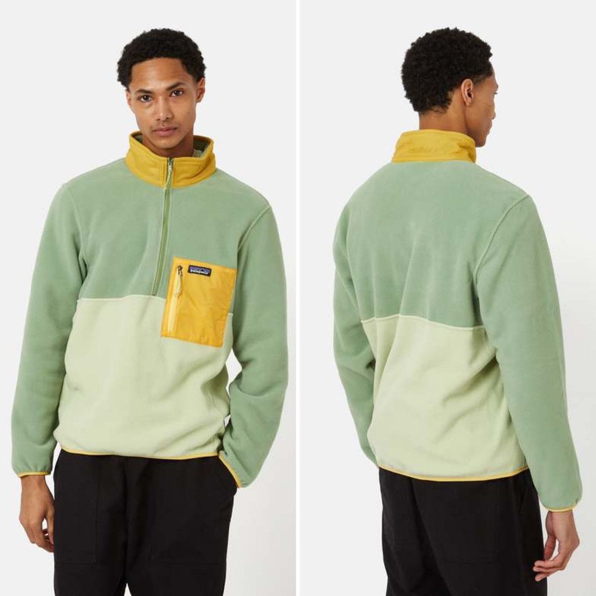 Patagonia Patagonia Microdini Fleece 1/2 Zip in Salvia Green Size US M / EU 48-50 / 2 - 1 Thumbnail