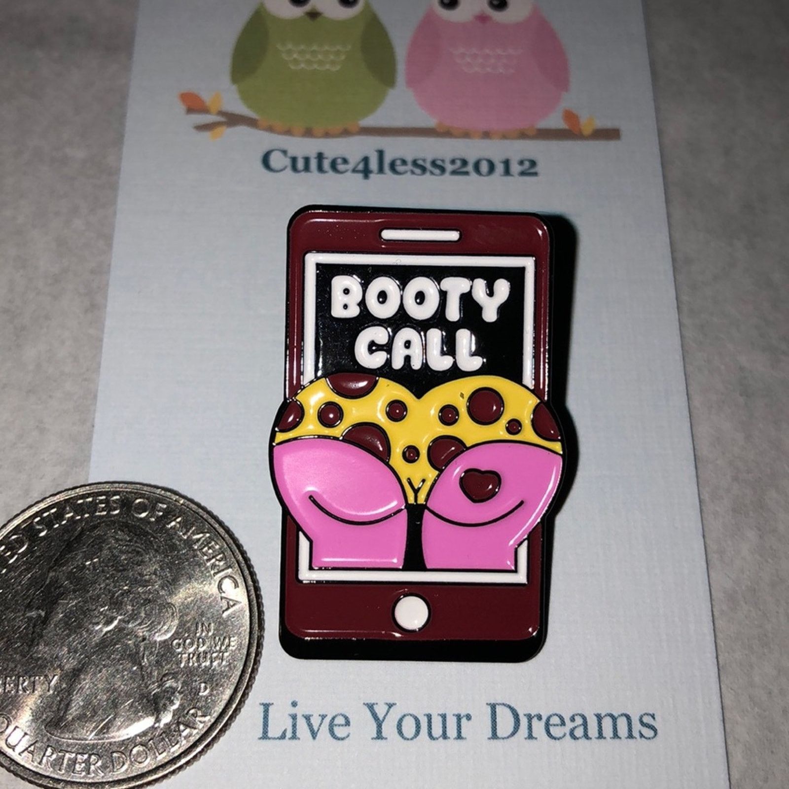 Other Booty Call Pin Brooch Valentine’s Size ONE SIZE - 1 Thumbnail