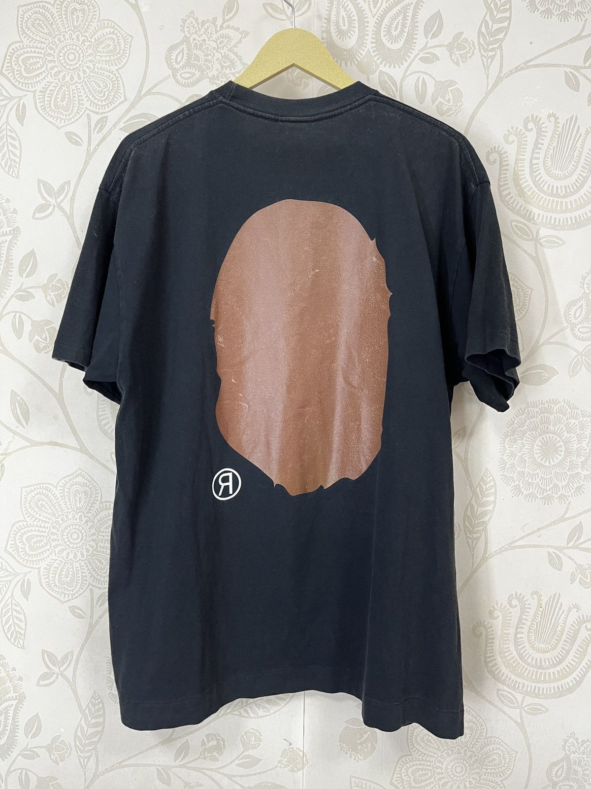 Bape Vintage BAPE Nigo Big Mirror Logo TShirt Japan Size US XL / EU 56 / 4 - 5 Thumbnail