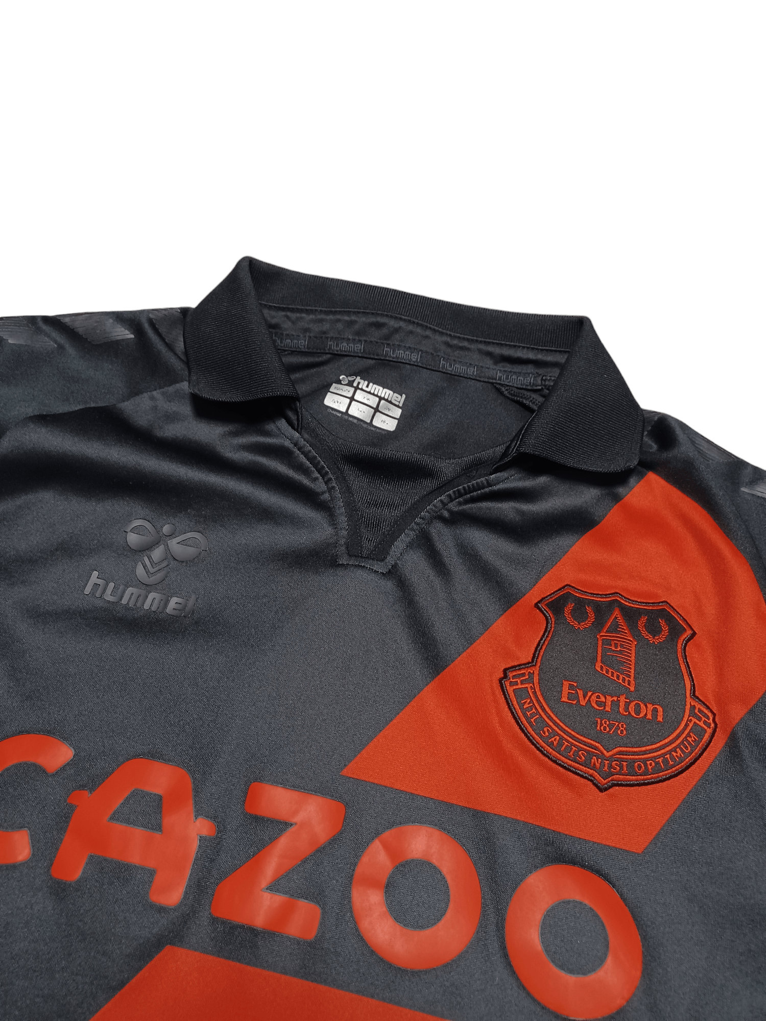 Hummel #11 GRAY 2021 HUMMEL EVERTON AWAY KIT SOCCER FOOTBALL Size US S / EU 44-46 / 1 - 3 Thumbnail