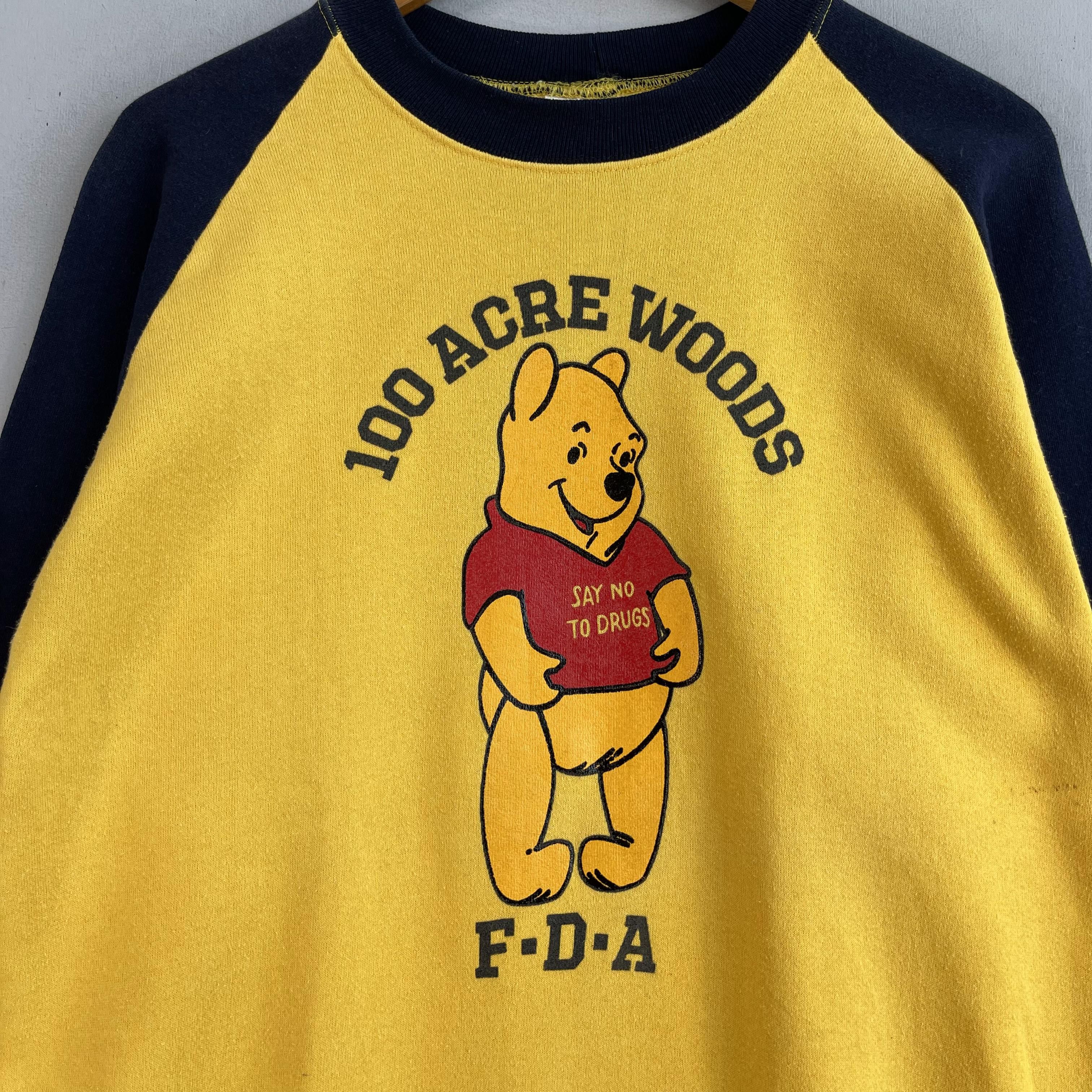 Cartoon Network × Disney × Vintage Vintage WINNIE THE POOH Cartoon Printed Sweatshirt Size US M / EU 48-50 / 2 - 2 Thumbnail