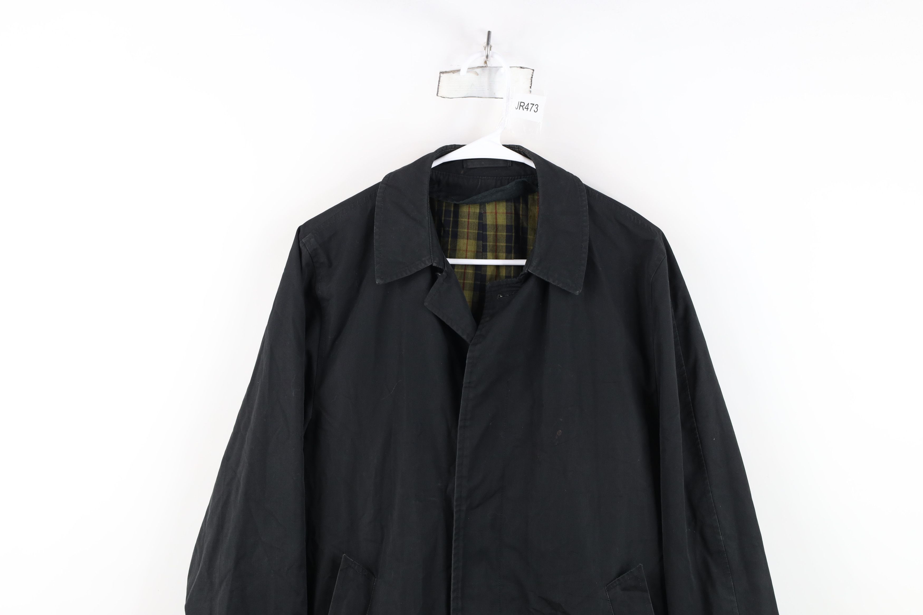 Vintage Vintage 50s 60s Streetwear Trench Coat Rain Jacket Black USA Size US L / EU 52-54 / 3 - 2 Thumbnail
