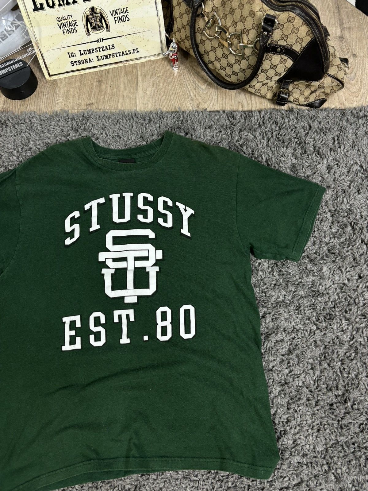 Designer × Stussy Trendy Hype Big Logo Stussy Spell Out Streetwear Y2K Size US M / EU 48-50 / 2 - 3 Thumbnail