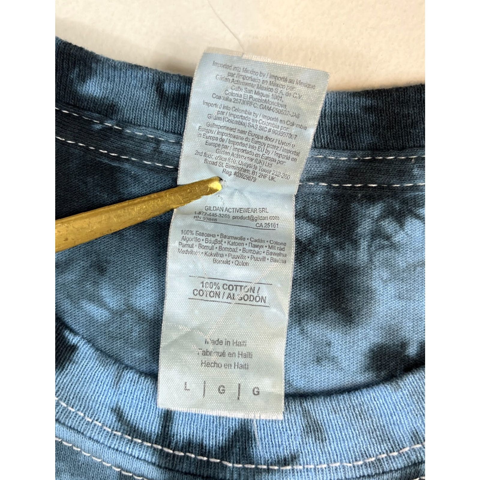Gildan The Chainsmokers World War Joy 2019 Album Tie Dye T-shirt Double-Sided Sz L Size US L / EU 52-54 / 3 - 6 Thumbnail