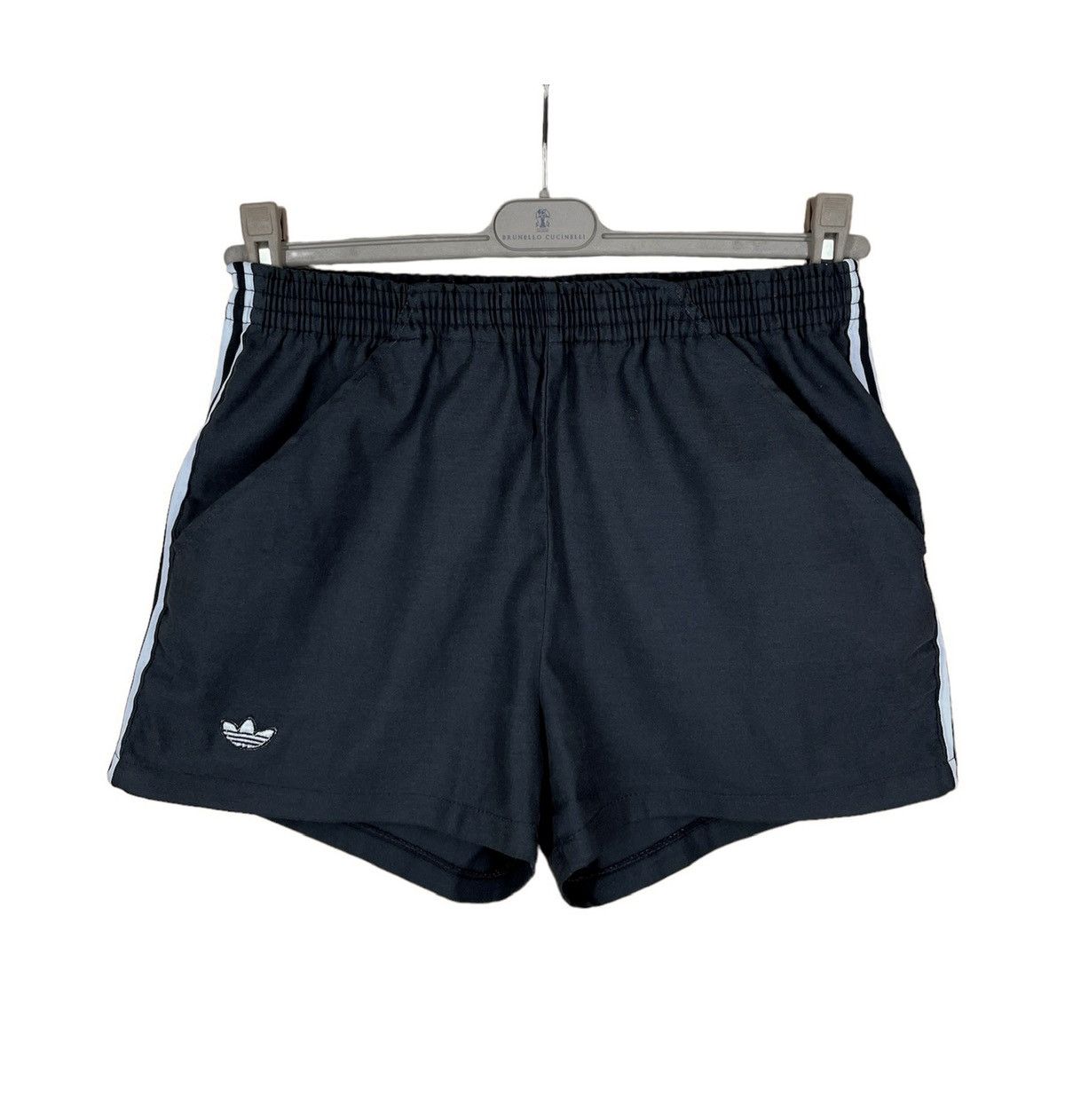 Adidas 70s VENTEX FRANCE Trefoil 3-Stripes Sprinter Running Shorts Size US 32 / EU 48 - 2 Thumbnail