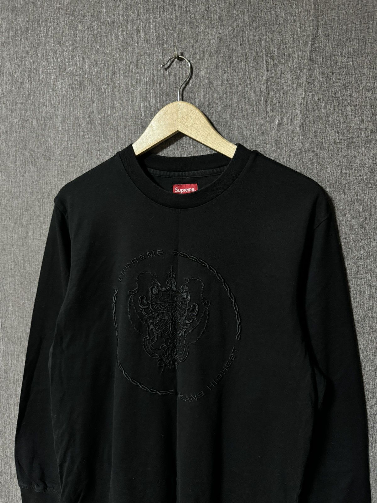 Supreme Supreme Streetwear Embroidered Logo Long Sleeve T-shirt Size US L / EU 52-54 / 3 - 2 Thumbnail