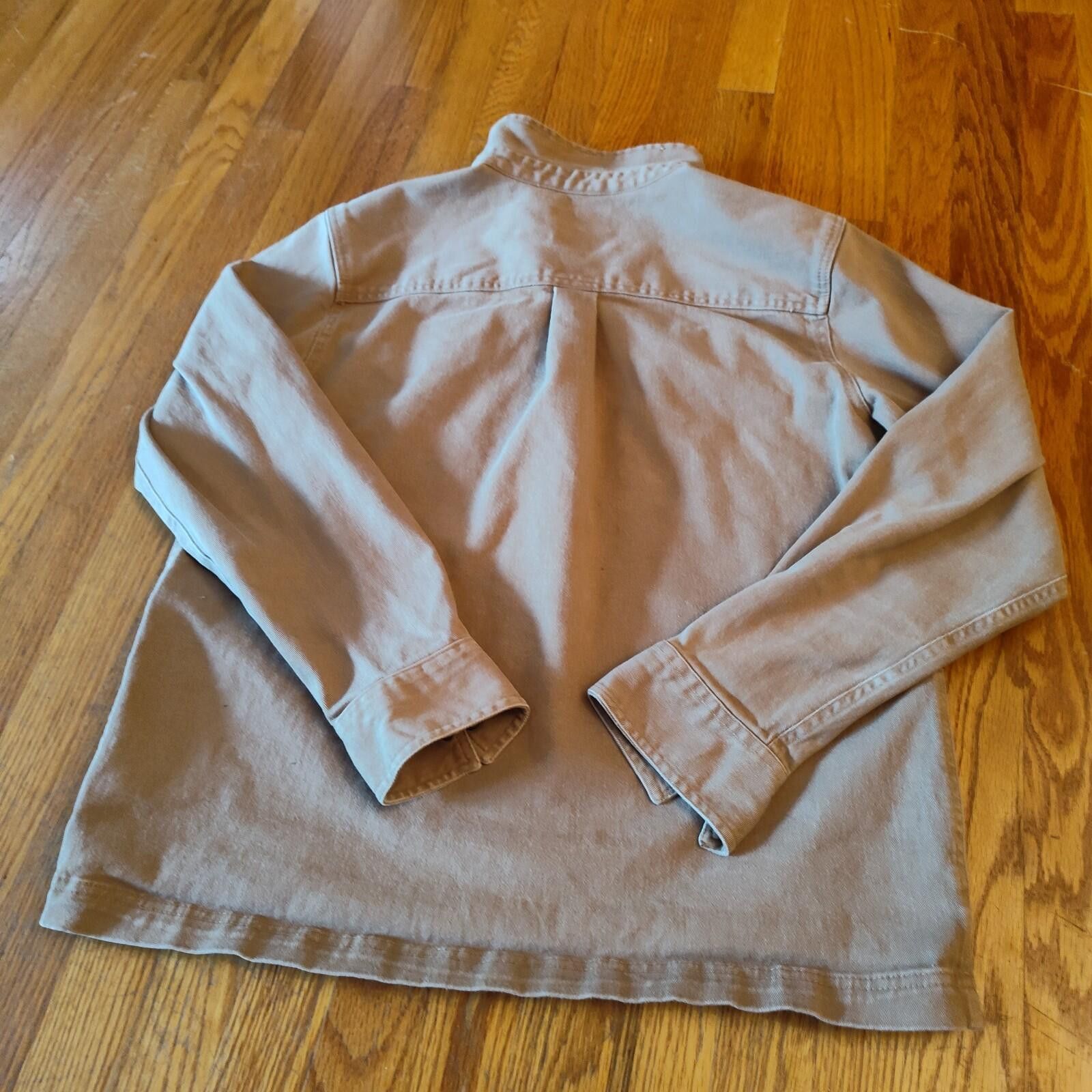 Tony Hawk Tony Hawk Twill Khaki Trucker Jacket Full Zip Men's Size L Size US L / EU 52-54 / 3 - 2 Thumbnail