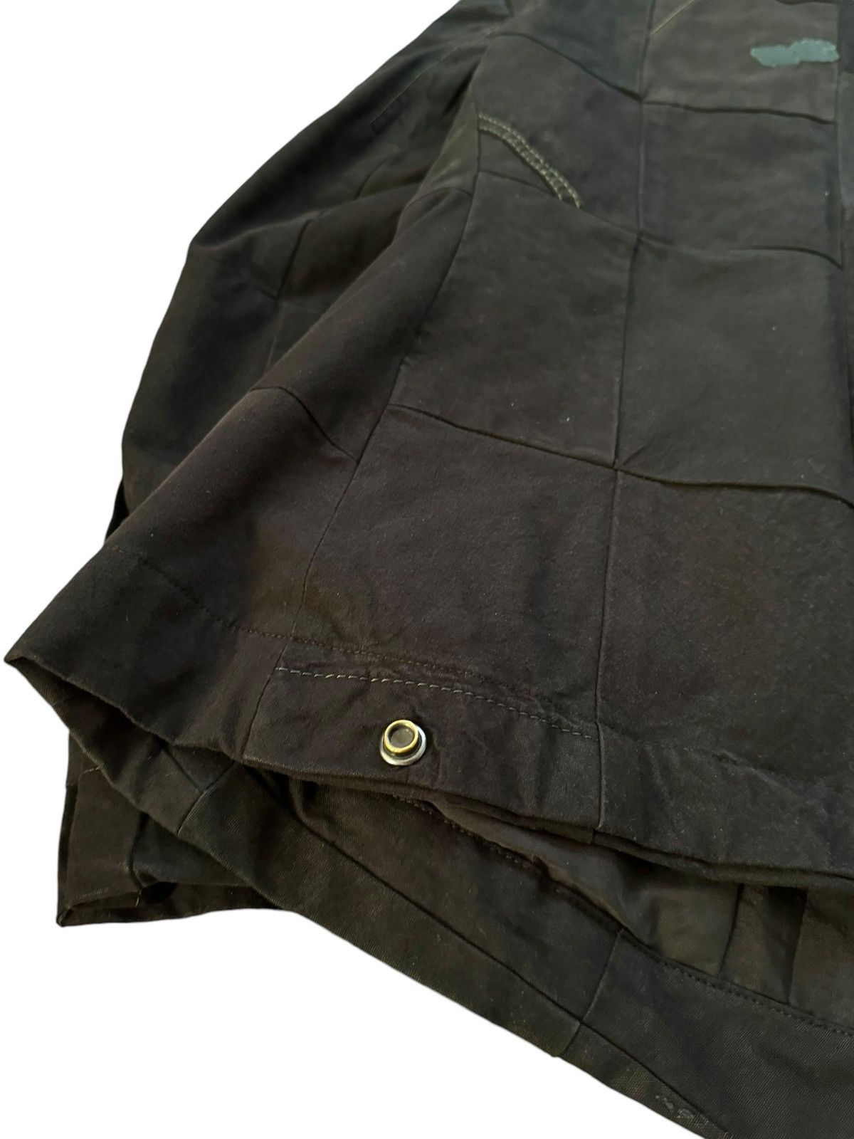 Greg Lauren Sz3 1/1 Black Workwear Tux Ollie Blazer Patchwork Jacket Size US L / EU 52-54 / 3 - 7 Thumbnail