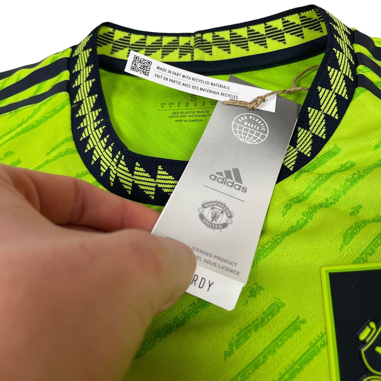 Adidas Adidas Manchester United 22/23 Third Authentic Jersey Small Size US S / EU 44-46 / 1 - 10 Thumbnail