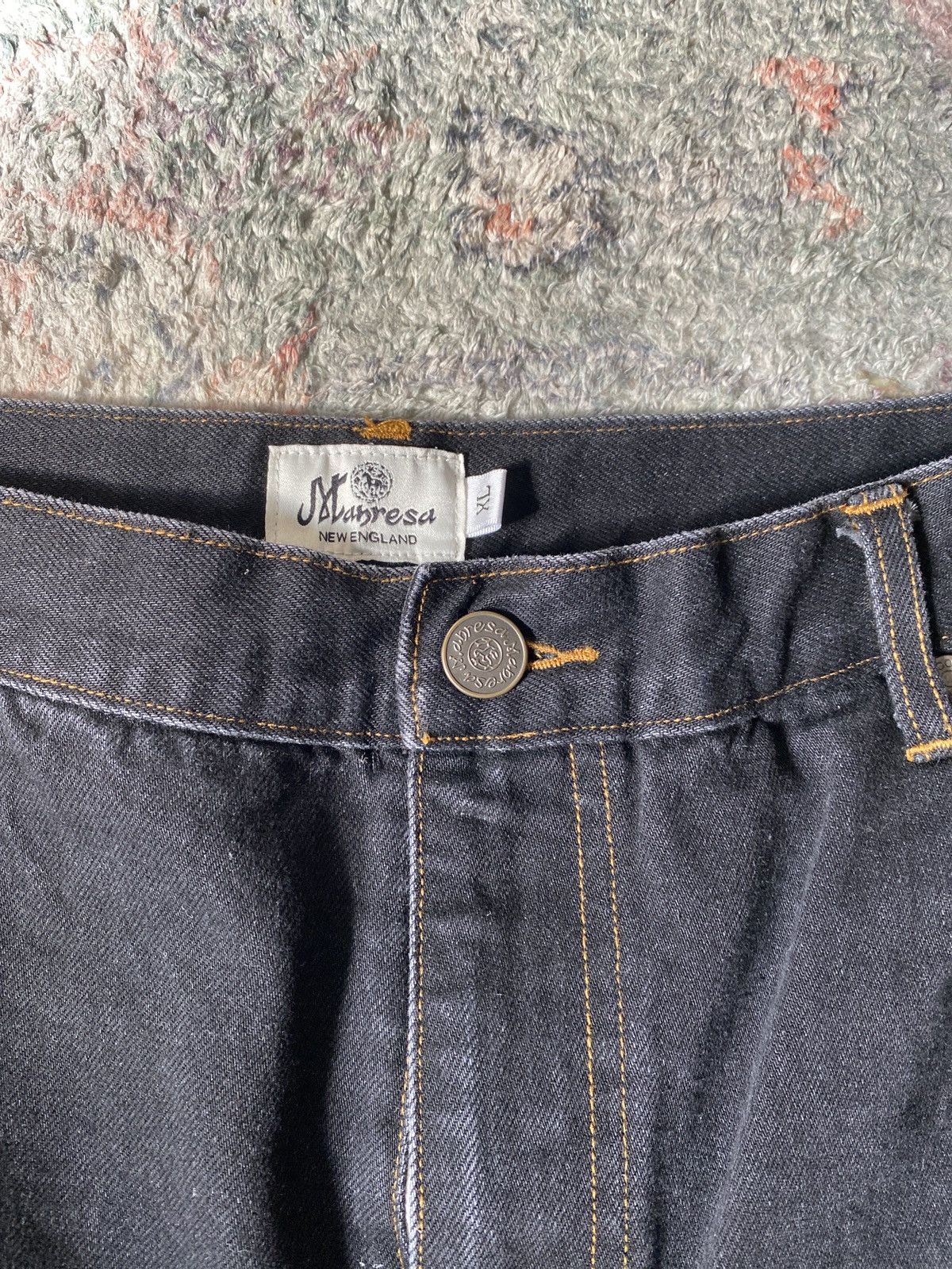 Manresa Manresa Black Jeans Size US 35 - 2 Thumbnail