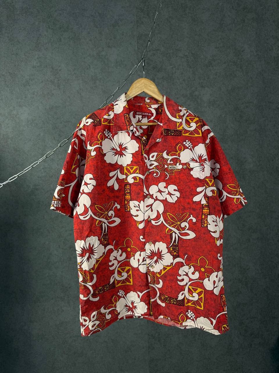 Quiksilver Quiksilver outdoor vintage Hawaiian shirt Size US L / EU 52-54 / 3 - 1 Thumbnail