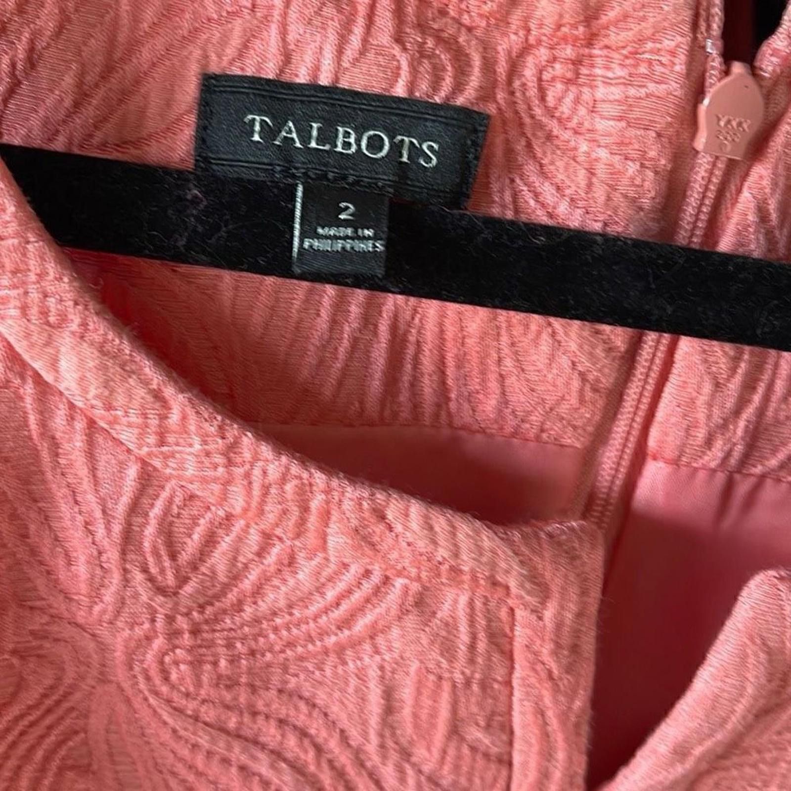 Designer Talbots peach dress size 2 Size XS / US 0-2 / IT 36-38 - 4 Thumbnail