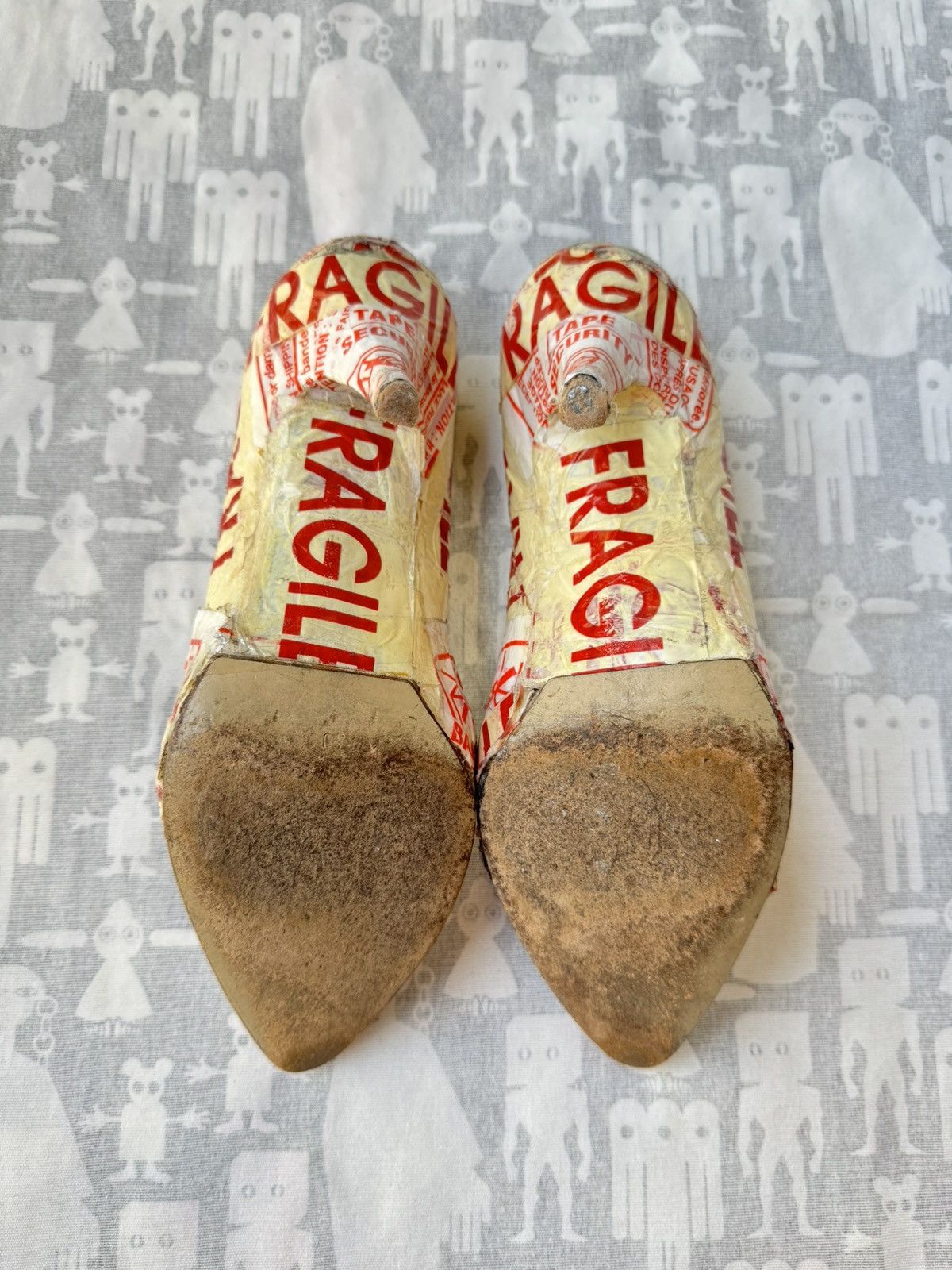 Maison Margiela Maison Martin Margiela SS06 "FRAGILE" Artisanal Pumps Size US 10 / IT 40 - 10 Thumbnail