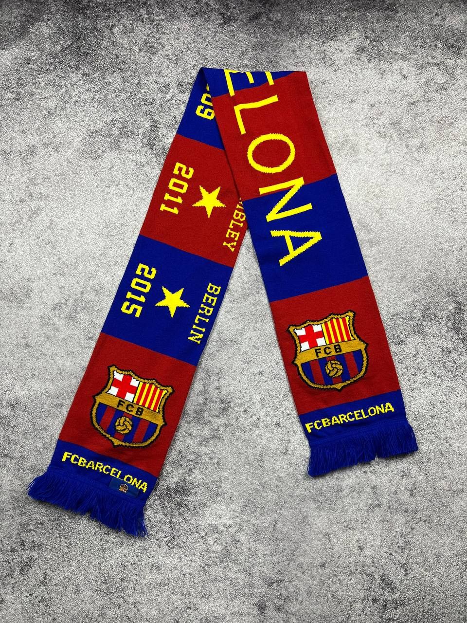 Vintage FC Barcelona Soccer Scarf Size ONE SIZE - 1 Thumbnail