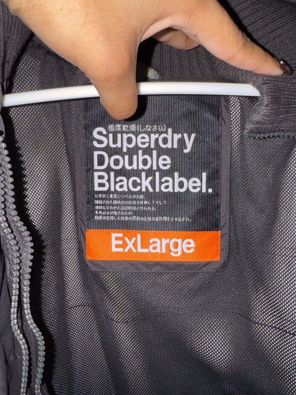 Superdry Superdry Men’s Windbreaker JacketBlack with Orange Logo (XL) Size US XL / EU 56 / 4 - 4 Thumbnail
