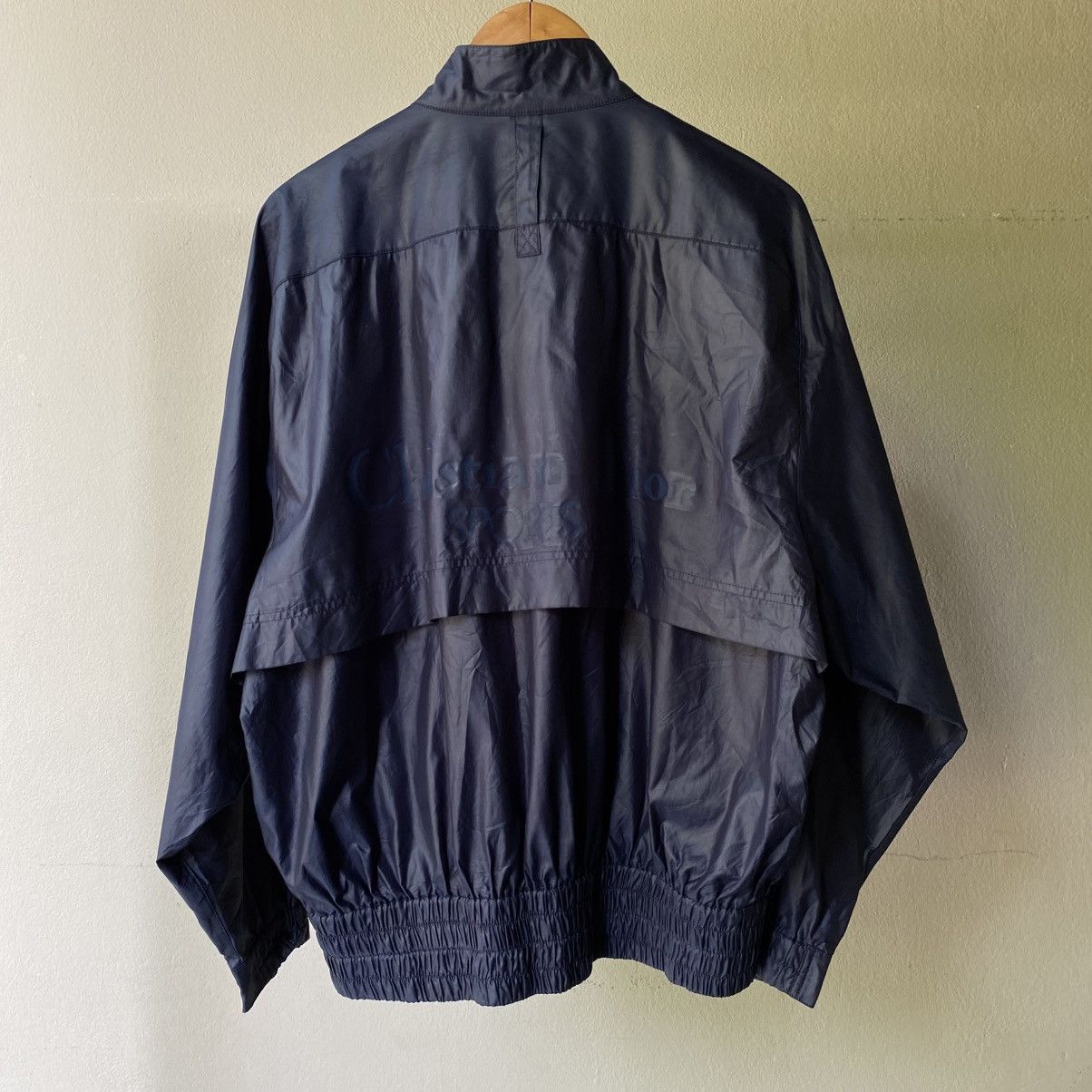Dior Vintage Christian Dior Navy Stand Collar Windbreaker Size US M / EU 48-50 / 2 - 2 Thumbnail