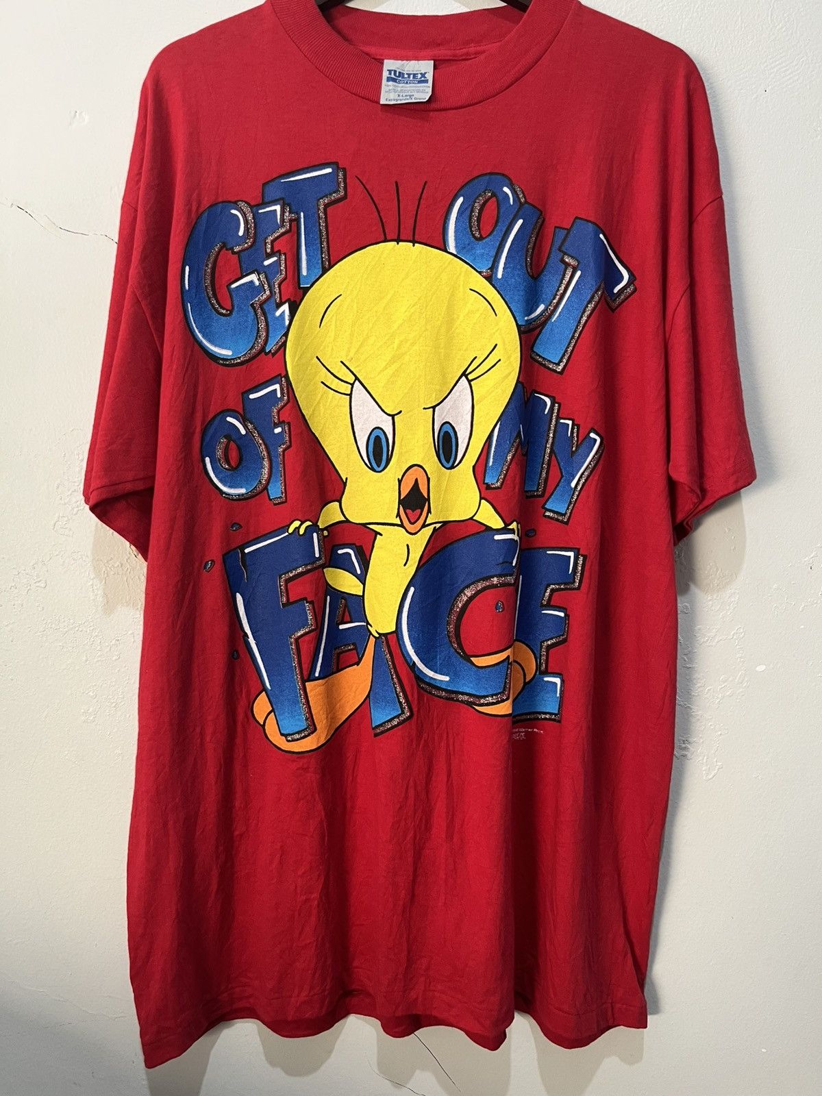 Vintage VTG Looney Tunes Tweety Bird 1996 Size US XL / EU 56 / 4 - 1 Thumbnail