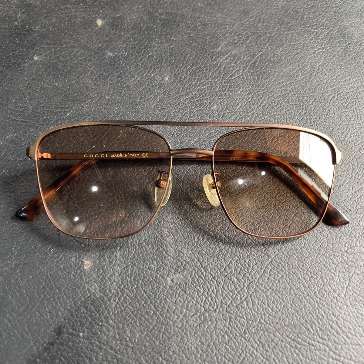 Gucci Gucci sunglasses Brown Size ONE SIZE - 1 Thumbnail