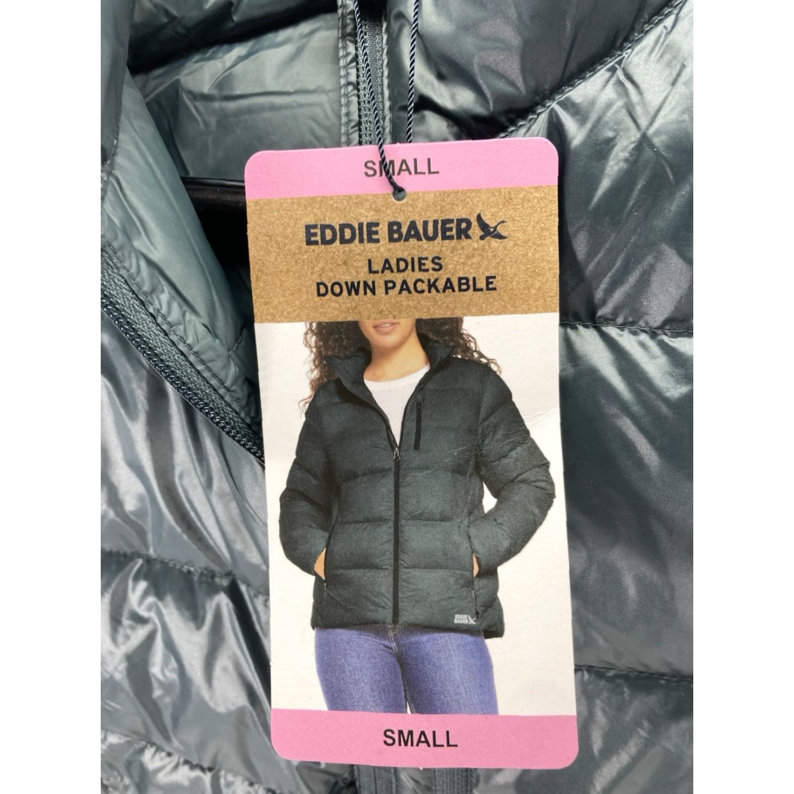 Eddie Bauer Eddie Bauer Down Puffer Jacket Coat Women S Blue Full Zip Packable NWT Size S / US 4 / IT 40 - 5 Thumbnail