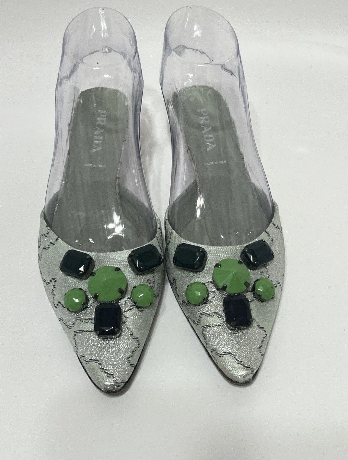 Prada 2003 vintage prada kitten mule Size US 6 / IT 36 - 10 Thumbnail