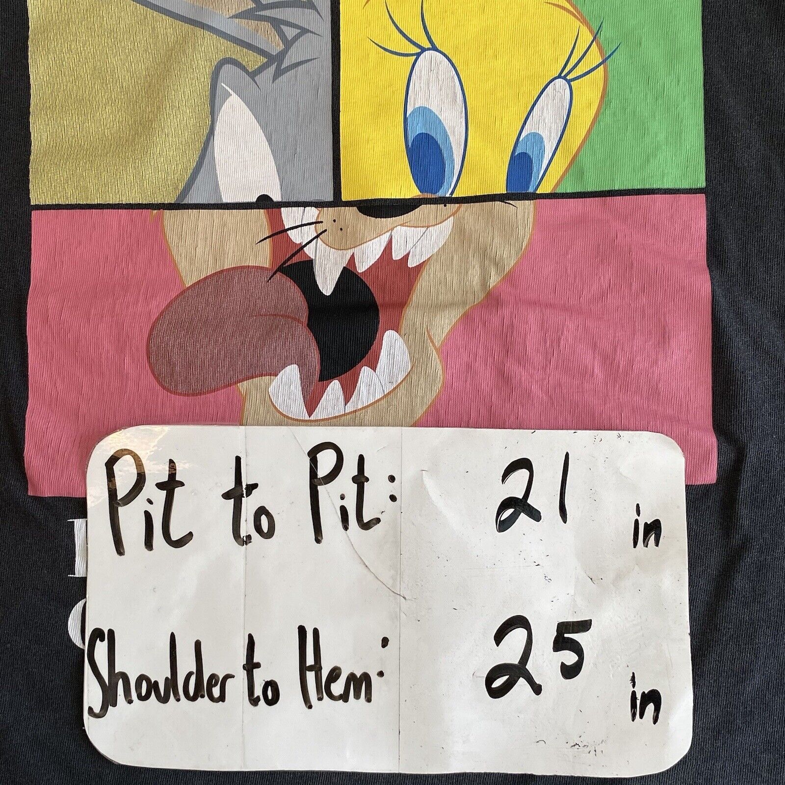 Zara Zara x Looney Tunes Small Best Friends Black Graphic T Shirt Size S / US 4 / IT 40 - 11 Thumbnail