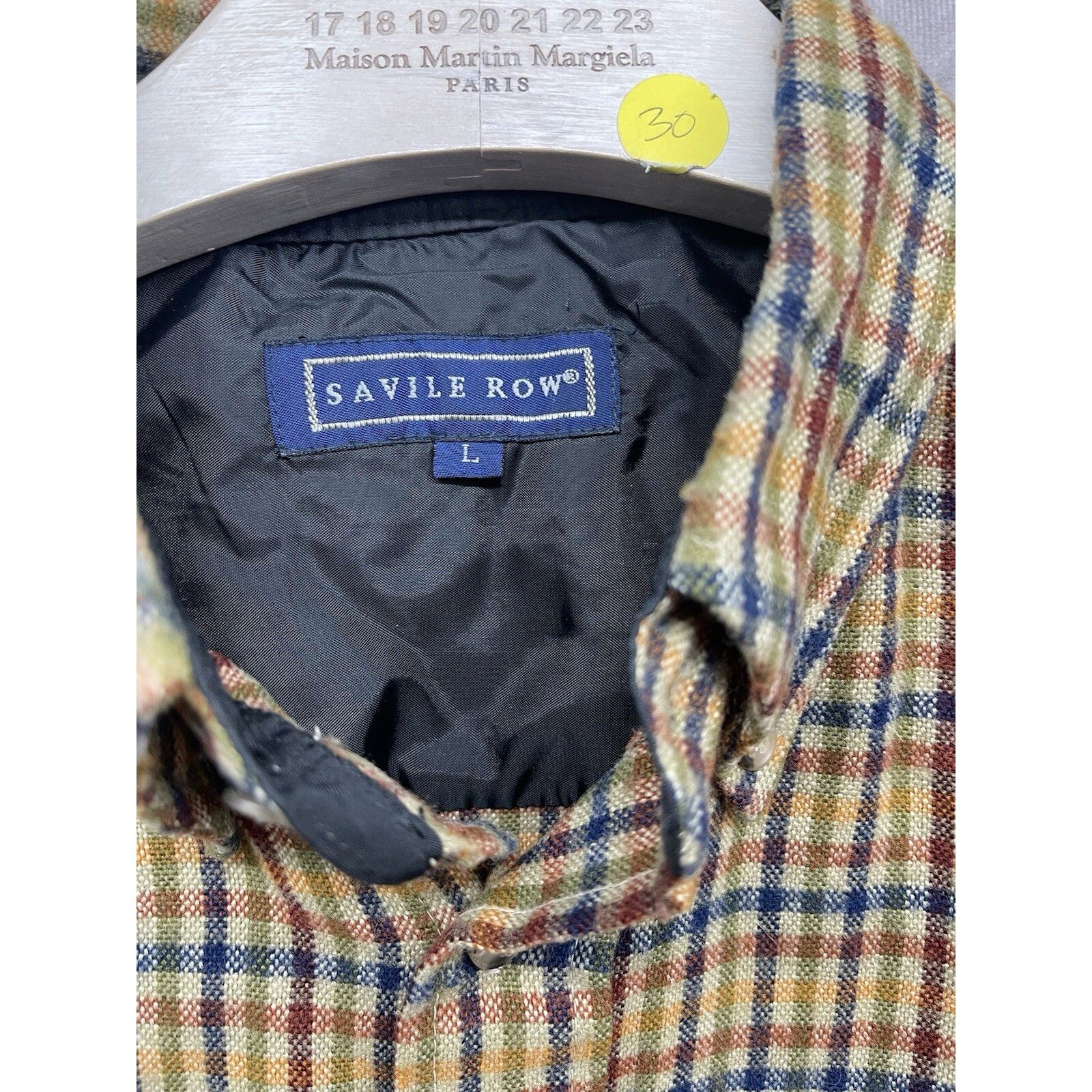 Savile Row Vintage Savile Row Shacket Mens Jacket Large Flannel Coat Wo Size US L / EU 52-54 / 3 - 3 Thumbnail