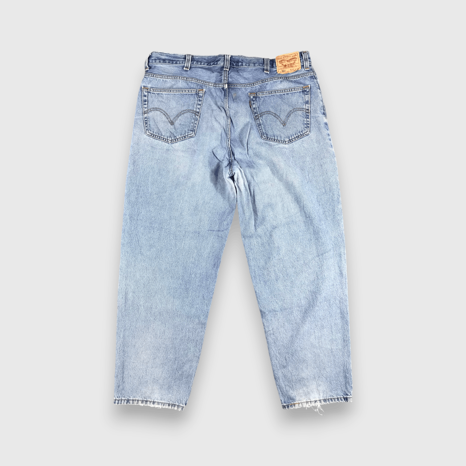 Levi's Vintage Blue Wash Levis 560 Jeans-J2250 Size US 42 / EU 58 - 2 Thumbnail
