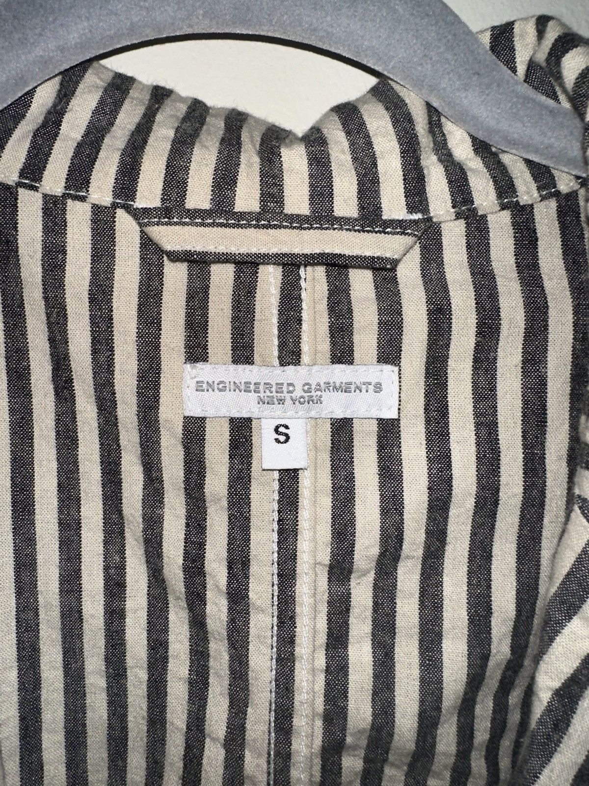 Engineered Garments Striped Bedford Jacket Size US S / EU 44-46 / 1 - 3 Thumbnail