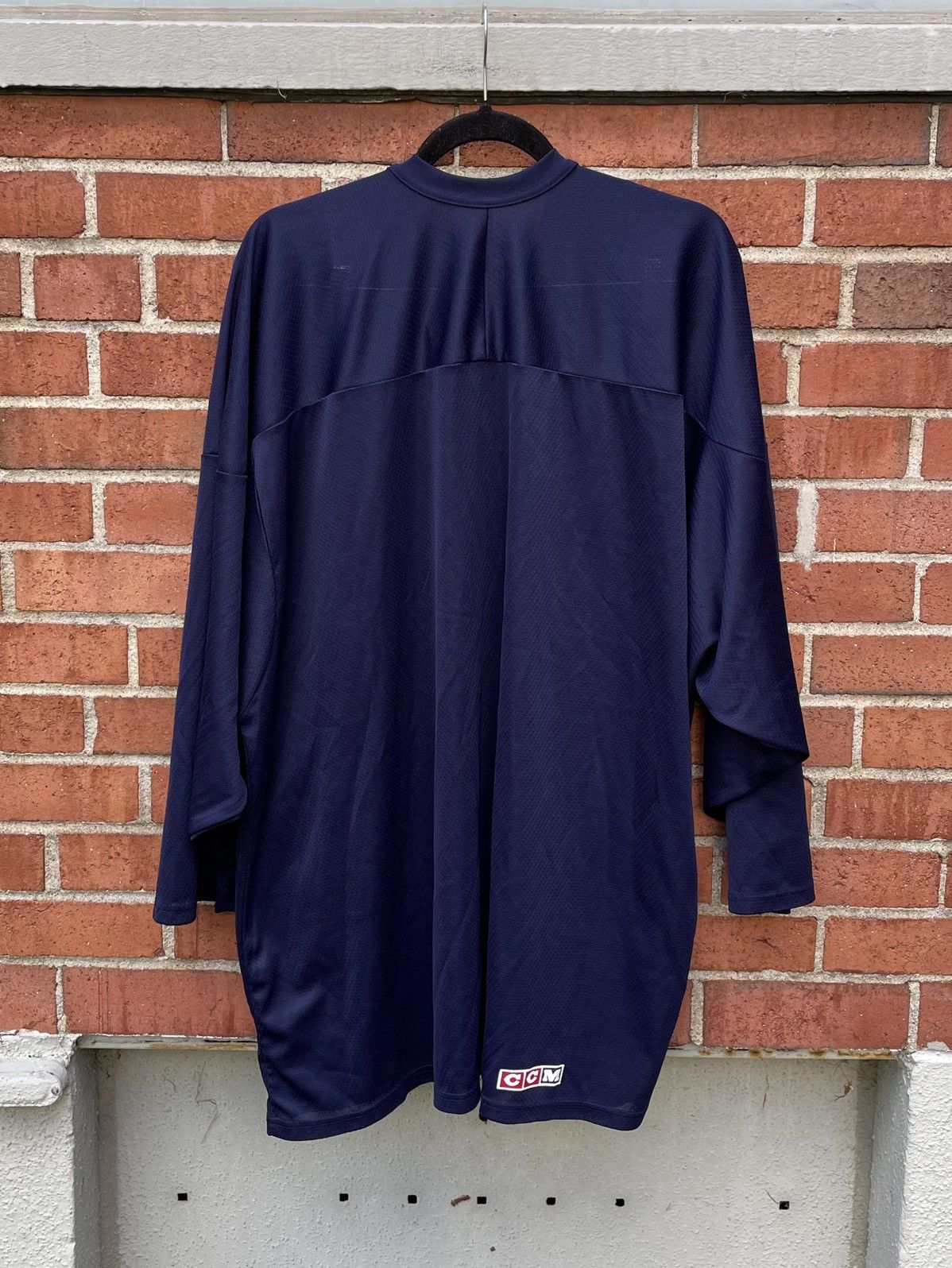 Ccm Vintage 90s CCM blank Hockey Jersey size XL Size US XL / EU 56 / 4 - 3 Thumbnail