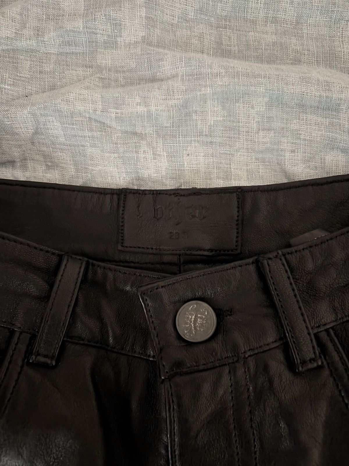 Other UK OTHER UK LEATHER PANTS Size 28" / US 6 / IT 42 - 6 Thumbnail