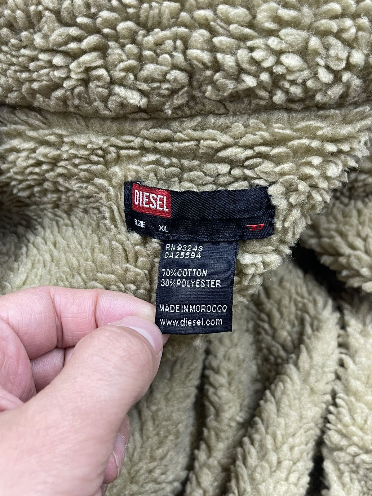 Diesel Vintage Diesel Corduroy Velvet Sherpa Jacket Avant Garde Size US XL / EU 56 / 4 - 10 Thumbnail